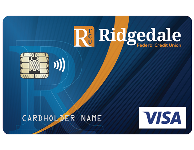 Ridgedale debit card image Ridgedale debit card