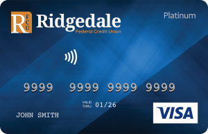 Image of the Ridgedale Federal Credit Union Visa Credit Card